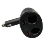 Cargador de coche para encendedor de cigarrillos Dual USB QC 3.0 Cargador de coche de carga rápida dual 6A, WMY-C113 - Imagen 3