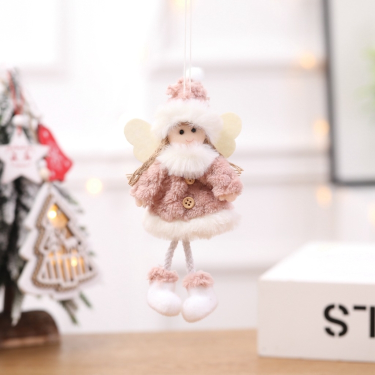TBD0427044704.jpg 4 PCS Decoraciones navideñas Muñeca navideña creativa Colgante Mini muñeca, Angel - Imagen 1