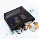 Bolsa de cosméticos de malla transparente negra, bolsa de almacenamiento de cosméticos de viaje de gran capacidad de tres piezas, Three-piece Storage Bag - Imagen 5