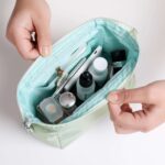 Bolsa de cosméticos impermeable de 4 piezas, bolsa de aseo portátil de viaje, bolsa de almacenamiento multifuncional - Imagen 3