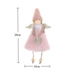 4 piezas Ángel decoraciones navideñas árbol de Navidad colgante regalos para niños - Imagen 3