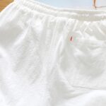 Pantalones cortos casuales sueltos de lino y algodón de cinco puntos, XXXXXL - Imagen 4