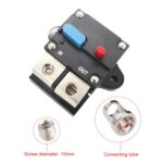 Disyuntor automático, portafusibles de Audio para coche, interruptor automático de seguro de energía, 80A - Imagen 4