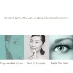 Dispositivo de masaje de ojos y labios de 2 piezas para diluir las bolsas debajo de los ojos sin batería - Imagen 3