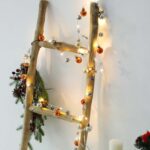 2m 20LEDs Luces de cadena de Navidad Campanas de Navidad Lámpara de decoración de bolas, Withered Gold Bell - Imagen 2
