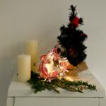 2m 20LEDs Luces de cadena de Navidad Campanas de Navidad Lámpara de decoración de bolas, Lattice Bowknot Bell - Imagen 3