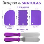 Juego de plato giratorio para pasteles, mesa decorativa, boca, bolsa de silicona, combinación DIY para hornear, 60 PCS/Set - Imagen 3
