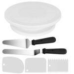 Juego de plato giratorio para pasteles, mesa decorativa, boca, bolsa de silicona, combinación DIY para hornear, 6 PCS/Set - Imagen 2