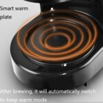 HOMEZEST Cafetera pequeña para el hogar, máquina de café por goteo portátil completamente automática - Imagen 4