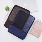 Bolsa de archivos con cremallera de malla translúcida, bolsa de almacenamiento de papelería especial para exámenes de estudiantes, Color aleatorio - Imagen 2