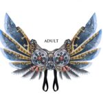 Disfraz de Carnaval de Halloween para niños y adultos, alas decorativas Punk mecánicas, Adult - Imagen 2