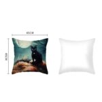 2 fundas de almohada decorativas súper suaves de felpa corta de calabaza de Halloween sin núcleo de almohada, Soft Pillowcase - Imagen 2