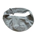 Bolsa de viaje para mascotas Bolsa de hombro tipo mensajero de algodón, Gray - Imagen 3