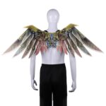 Accesorios de vestir para escenario de Carnaval de Halloween, alas de hoja Punk para adultos y niños, Adult