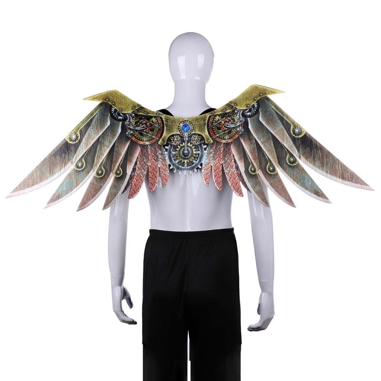 TBD0462588702.jpg Accesorios de vestir para escenario de Carnaval de Halloween, alas de hoja Punk para adultos y niños, Adult - Imagen 1