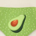 Bufanda refrescante para mascotas con aguacate, toalla de saliva impermeable gruesa de tres capas, XS - Imagen 4
