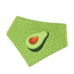 Bufanda refrescante para mascotas con aguacate, toalla de saliva impermeable gruesa de tres capas, XL - Imagen 2