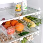 Caja de almacenamiento para refrigerador tipo cajonera, caja cuadrada multifuncional para conservación de alimentos para el hogar, 2 Fresh Box - Imagen 3