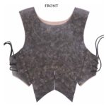 Accesorios para escenario de Carnaval de Halloween, armadura de Cosplay samurái de cuero PU para adultos, One Size - Imagen 4