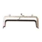 Bolso de mano con billetera cuadrada en relieve de 10 piezas con asa de metal, 15cm - Imagen 4