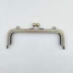 Bolso de mano con billetera cuadrada en relieve de 10 piezas con asa de metal, 20cm - Imagen 3
