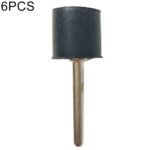 Varilla de fijación de anillo de papel de lija, biela de rueda de goma de 6 uds., sin anillo de papel de lija, 12.7MM 2.3MM