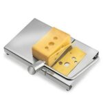 2 piezas de acero inoxidable rebanador de queso mantequilla tabla de cortar herramientas de cocina, Cheese Slicer 1