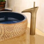 Grifo de baño Lavabo Cascada Grifo frío y caliente, 84535-1