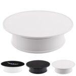 Placa giratoria de exhibición eléctrica de 20cm y 360 grados, soporte para fotografía, carga máxima de 1,5 kg, accesorios para Grabación de Vídeo, 20cm/Powered by Battery(W)