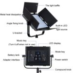 Luz de relleno de fotografía RGB de 50 W para estudio de transmisión en vivo - Imagen 3