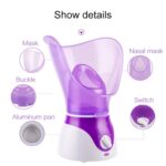 Limpiador Facial de limpieza profunda, dispositivo de belleza para el cuidado de la piel, máquina de vapor Facial, pulverizador térmico Facial, herramienta para el cuidado de la piel - Imagen 4