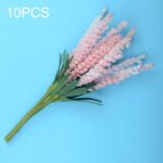 10 PCS DIY Material de la guirnalda Flores artificiales PE Mini Lavanda Decoración del hogar de la boda