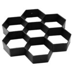 Molde de plástico para suelo, molde de fantasía Hexagonal para pavimentación de jardín, ultraligero, DIY, Paving Hexagonal Fancy Mould