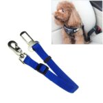 2 uds arnés de nailon correa Clip mascota perro cinturón de seguridad para coche cinturón de seguridad, Blue