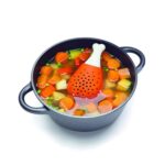 Filtro de sopa de bolsa de filtro de condimento de pierna de pollo de hueso de perro de dibujos animados de silicona - Imagen 3