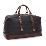 Bolsos de viaje de cuero de lona para hombre, bolsos de equipaje de mano, bolsos de lona para hombre, bolso de viaje