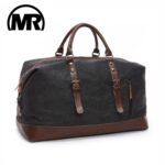 Bolsos de viaje de cuero de lona para hombre, bolsos de equipaje de mano, bolsos de lona para hombre, bolso de viaje - Imagen 3