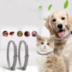 Anillo repelente de insectos in vitro para mascotas con collar antipulgas y piojos para mascotas de 5 piezas, Small Dog/38cm - Imagen 5