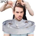 3PCS DIY Corte de pelo Capa Paraguas Capa Salón Peluquero Delantal creativo