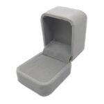 Caja de regalo de embalaje de joyería exquisita de 3 piezas, 7x7cm (Flannel Grey)