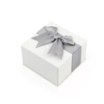 Caja de regalo de embalaje de joyería exquisita de 3 piezas, 7.5x7.5cm (Bow Knot)