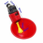 Bebedero automático para codornices, bebedero para pollos con tetina amarilla, sistema de agua potable para aves de corral - Imagen 4