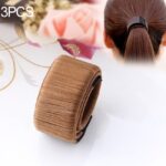 3 uds moño mágico para mujer peluca sintética tocado Donuts Bud Ball Twist Magic DIY herramientas para hacer moños