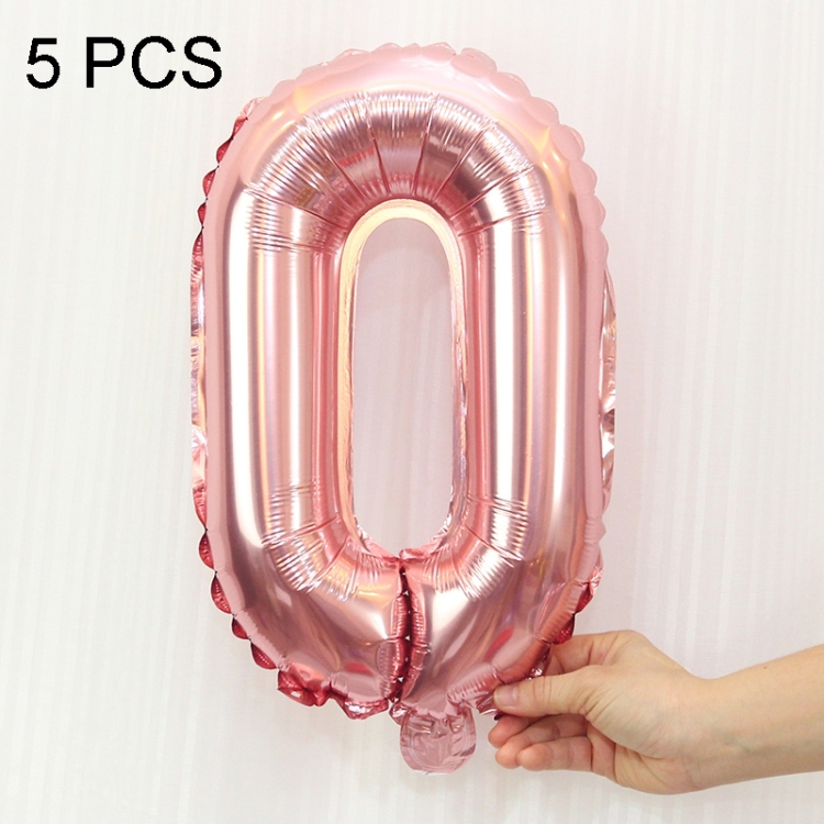 TBD050202001C.jpg 5 uds. Globos de aluminio con números de 16 pulgadas, globos de boda para fiesta de feliz cumpleaños, Pink, 0 - Imagen 1
