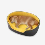 Cómodo nido para mascotas lavable de dos colores con cojín, S 49x35x18cm, M 57x40x20cm, L 73x50x20cm