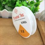 5 uds línea de pesca transparente línea elástica DIY accesorios de joyería hechos a mano Material cuentas cuerda de alambre, 0.8mm