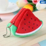 Monedero de fruta lindo regalo monedero de felpa bolso femenino