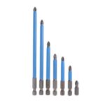 7 piezas PH2 antideslizante cruz magnética brocas eléctricas boquilla de tornillo Corrector cónico 25mm 50mm 65mm 70mm 90mm 127mm 150mm