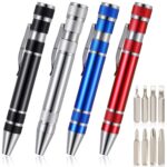Juego de destornilladores de pluma de herramienta de aluminio multifuncional 8 en 1 - Imagen 2