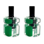 2 uds Mini destornillador portátil con cabeza de rábano mango transparente herramientas manuales de reparación